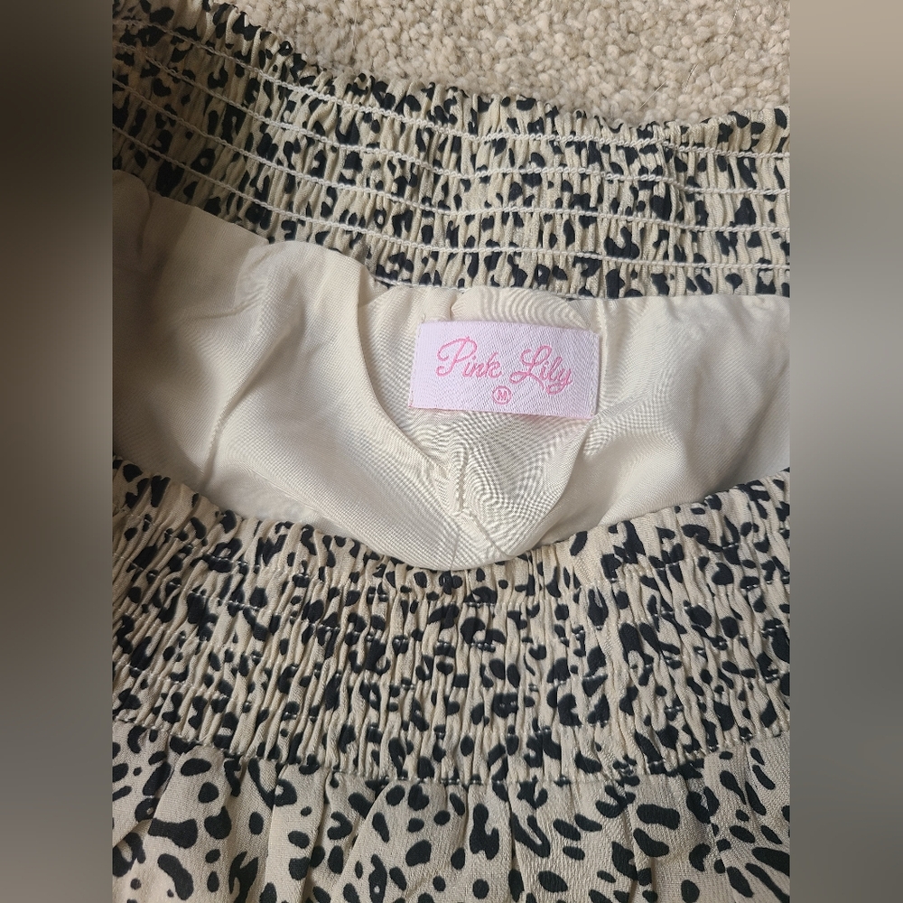 Pink Lily Mini Skirt - Picture 3 of 3